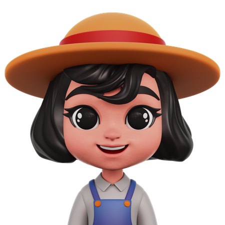 Agricultrice  3D Icon