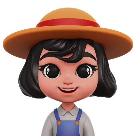 Agricultrice  3D Icon