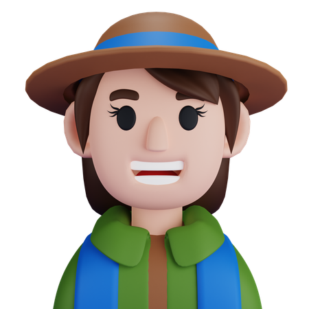 Agricultrice  3D Icon