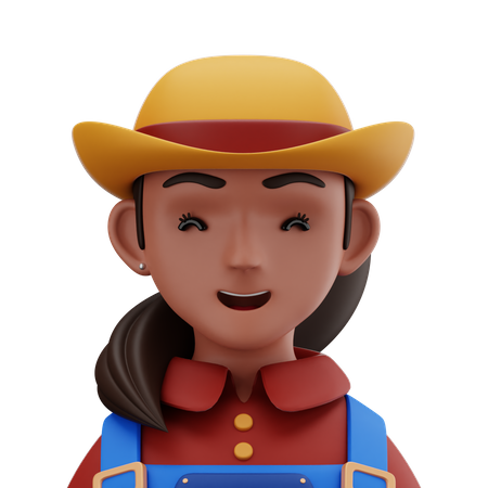 Agricultrice  3D Icon