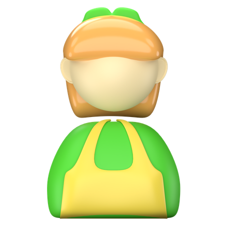 Agricultrice  3D Icon