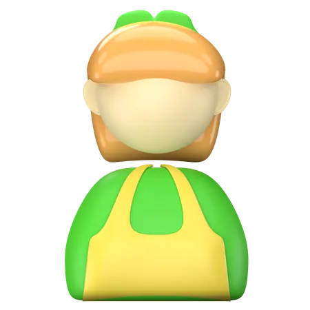 Agricultrice  3D Icon