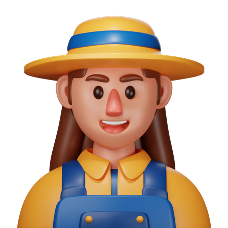 Agricultrice  3D Icon