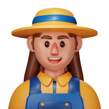 Agricultrice  3D Icon