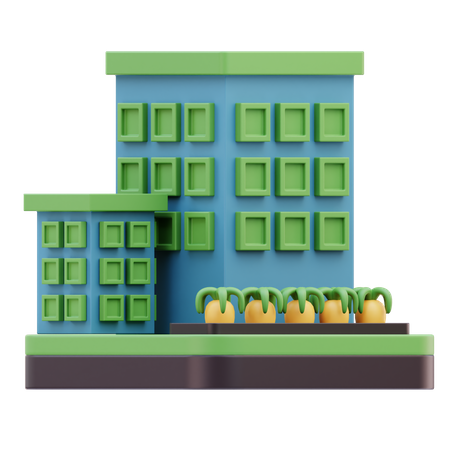 Agricultura Urbana  3D Icon