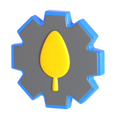 Agricultural Gear  3D Icon