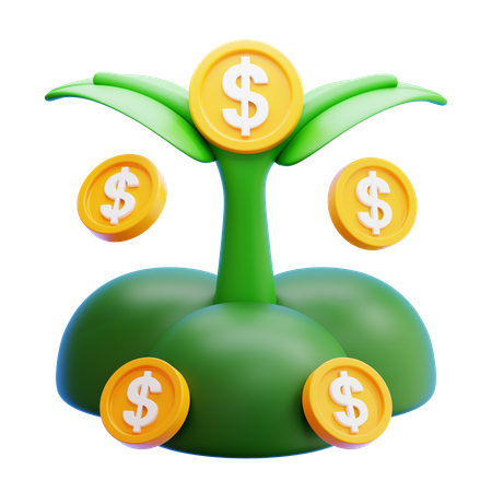 Agricultural Investment  3D Icon
