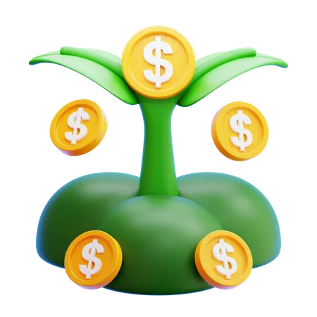 Agricultural Investment  3D Icon