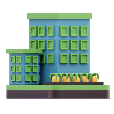 Agriculture urbaine  3D Icon