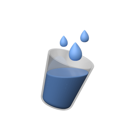 Agua  3D Icon