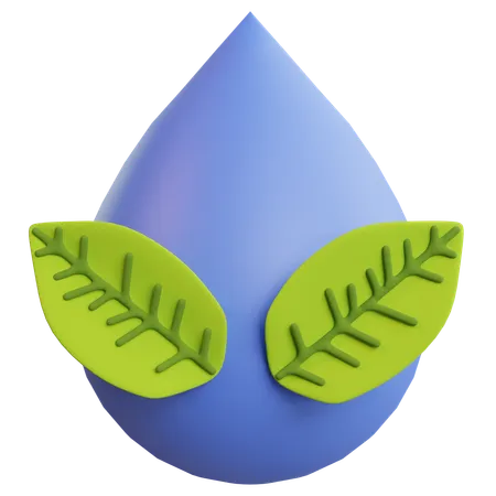 Água  3D Icon
