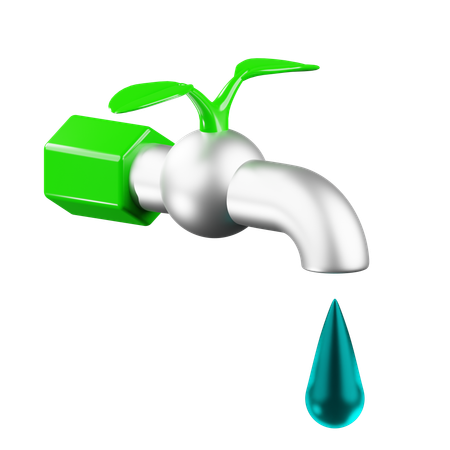 Agua del grifo  3D Icon