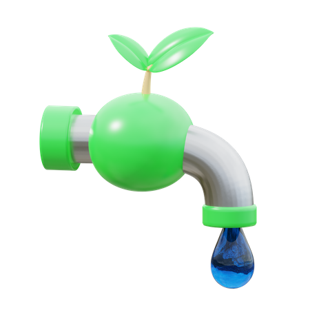 Agua limpia  3D Icon