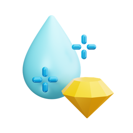 Água mineral  3D Icon