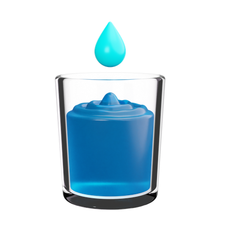 Agua potable  3D Icon