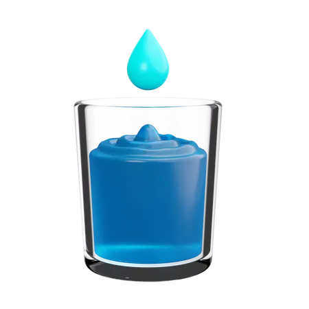 Agua potable  3D Icon