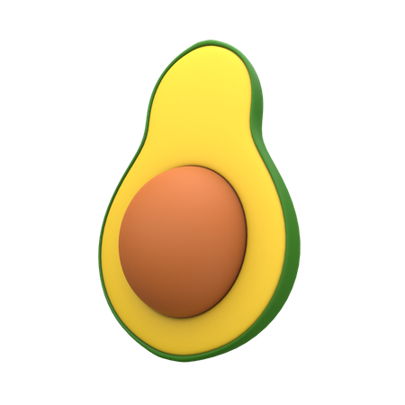 Aguacate  3D Icon