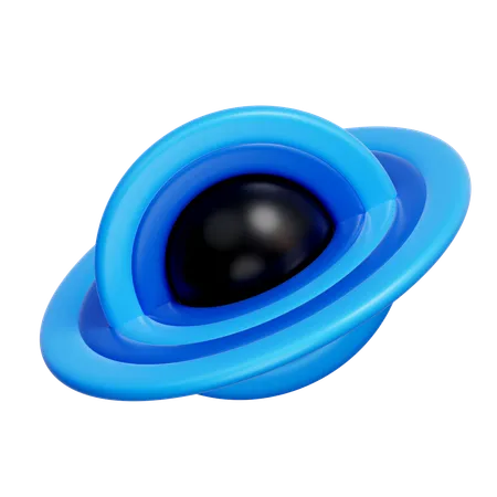 Agujero negro  3D Icon