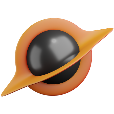 Agujero negro  3D Icon