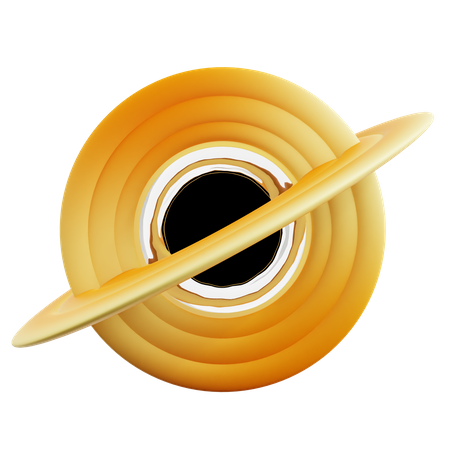 Agujero negro  3D Icon