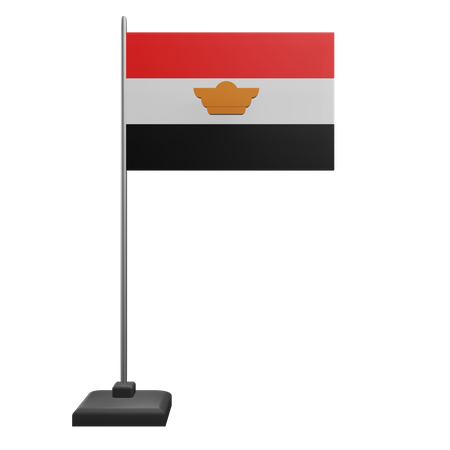 Ägypten Flagge  3D Icon