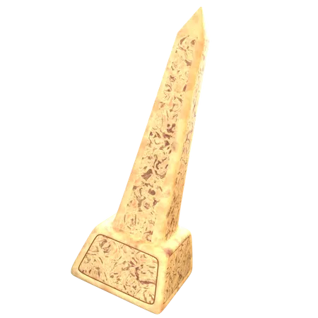 Ägyptischer Obelisk  3D Icon