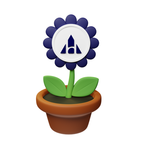 Ahc Crypto Plant Pot  3D Icon
