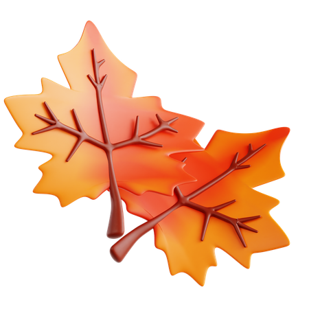 Ahornblätter  3D Icon