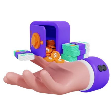 Ahorrar dinero  3D Icon