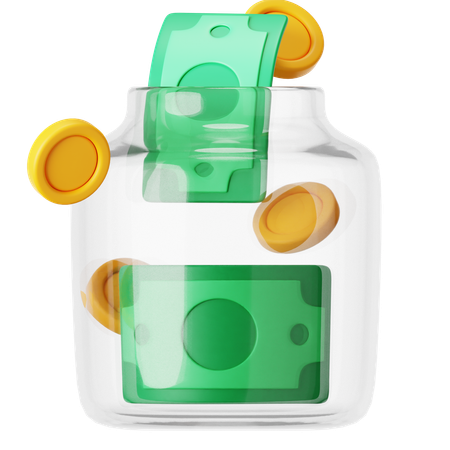 Ahorrar dinero  3D Icon