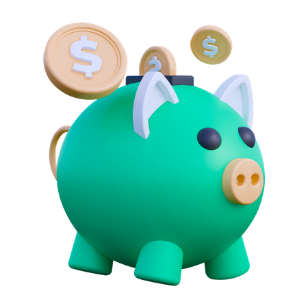 Ahorrar dinero  3D Icon