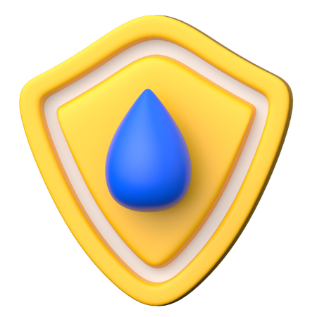 Ahorrar agua  3D Icon