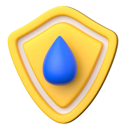 Ahorrar agua  3D Icon