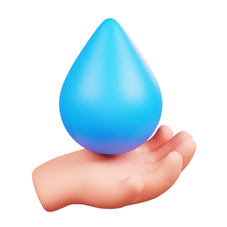 Ahorrar agua  3D Icon