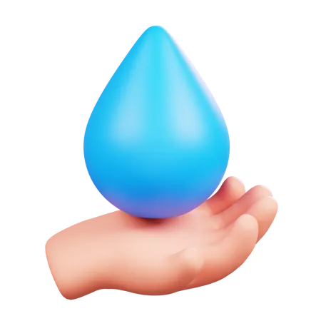 Ahorrar agua  3D Icon