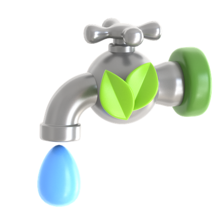 Ahorrar agua  3D Icon