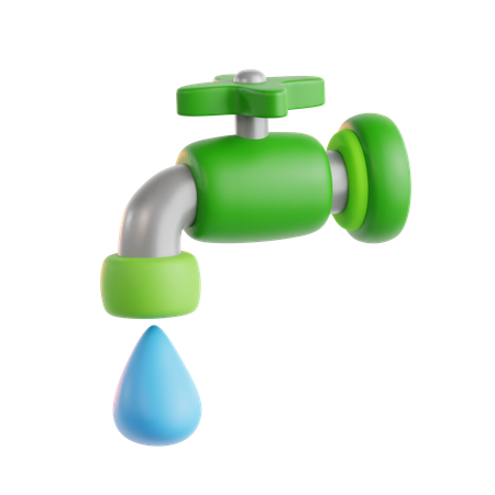 Ahorrar agua  3D Icon
