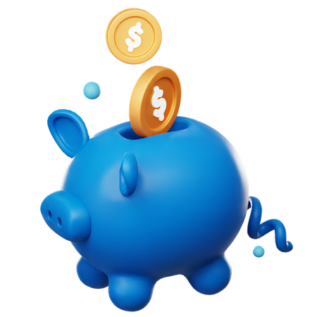 Ahorros  3D Icon