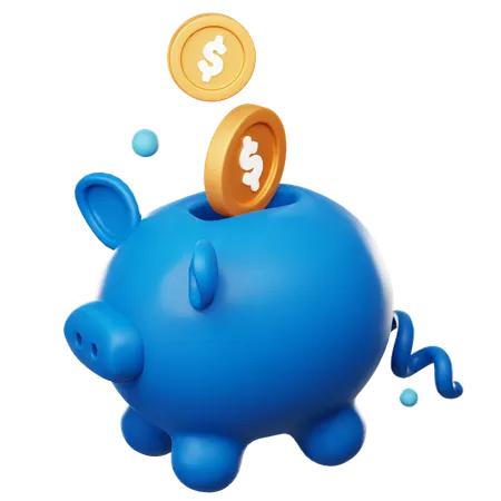 Ahorros  3D Icon