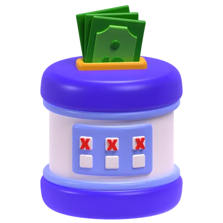 Ahorros  3D Icon