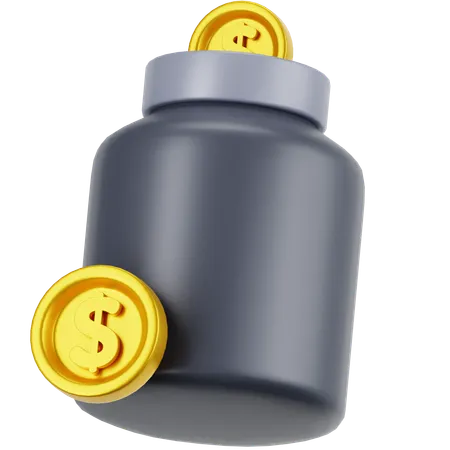 Ahorro  3D Icon