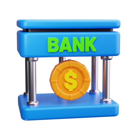 Ahorro bancario  3D Icon