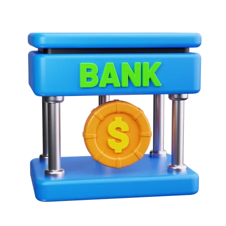 Ahorro bancario  3D Icon