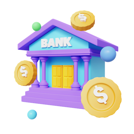 Ahorro bancario  3D Icon