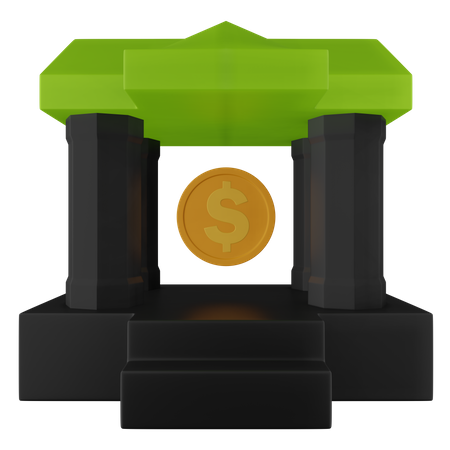 Ahorro bancario  3D Icon