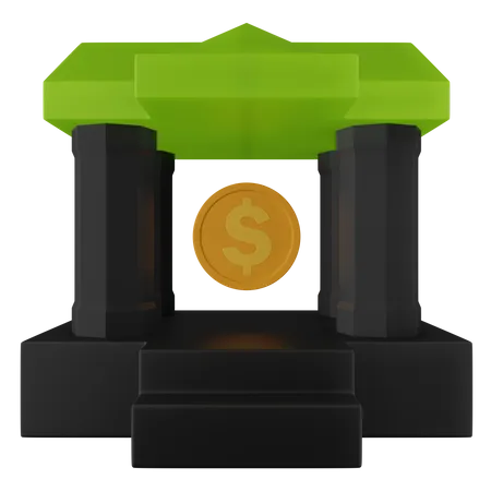 Ahorro bancario  3D Icon