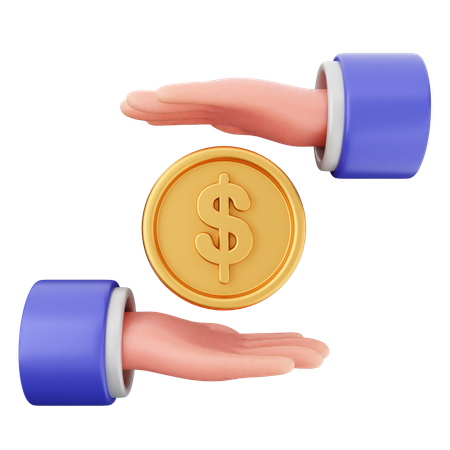 Ahorro de dinero  3D Icon