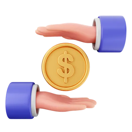 Ahorro de dinero  3D Icon