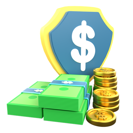 Ahorro de dinero  3D Icon