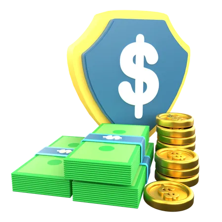 Ahorro de dinero  3D Icon